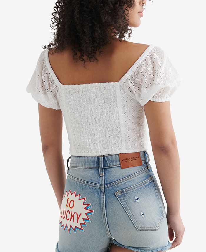 Custom Inked Sweetheart Crop Top - Lycra