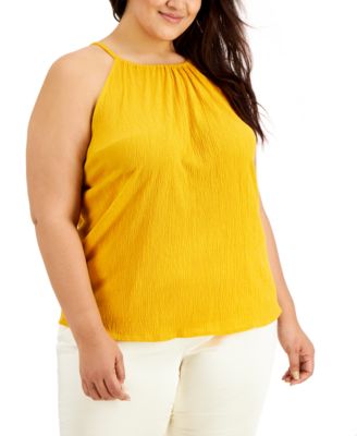 macys plus size tank tops
