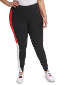 Plus Size High-Rise Curve Colorblocked Leggings