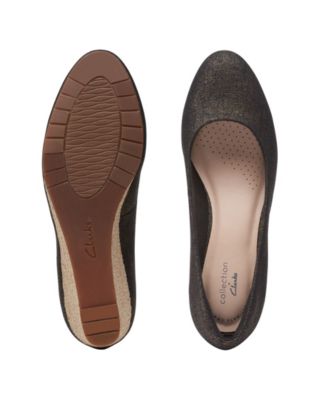 Clarks Women's Mallory Charm Wedge - Comfort Sneaker With Ortholite Footbed, 1.02 Inch Heel - View #14