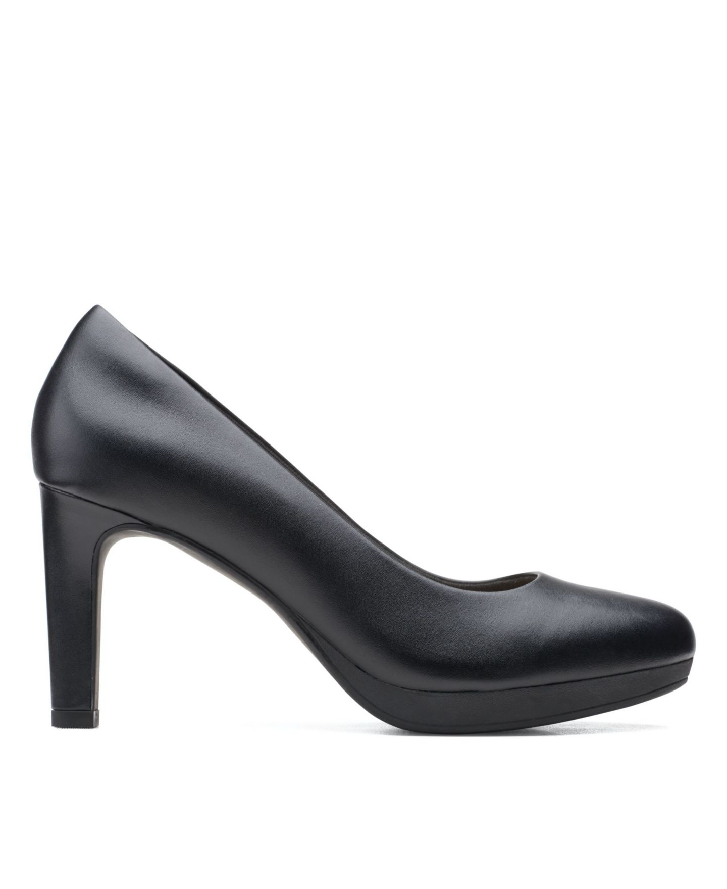 Женские туфли Clarks Ambyr Joy High-Heeled Comfort Pumps, цвет: Чёрный кожаный — фото 2