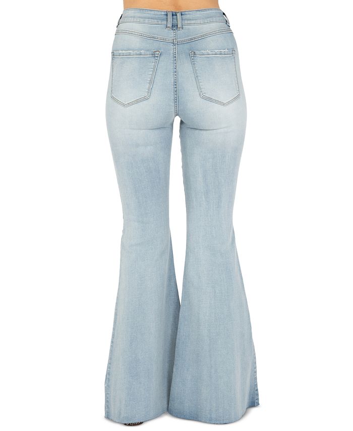 Rewash Juniors' High-Rise Flare-Leg Jeans & Reviews - Jeans - Juniors - Macy's