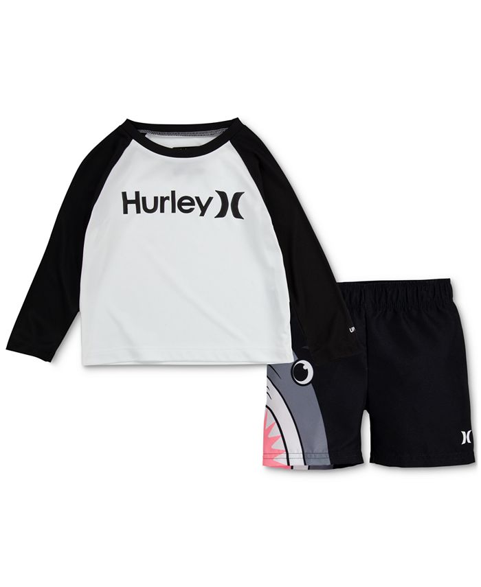 Hurley Baby Boys 2Pc. Shark Teeth Swim Sets Macy's