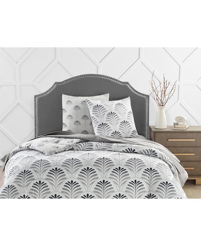 Charter Club 300Thread Count Cotton Sateen Scallop Geo European Sham