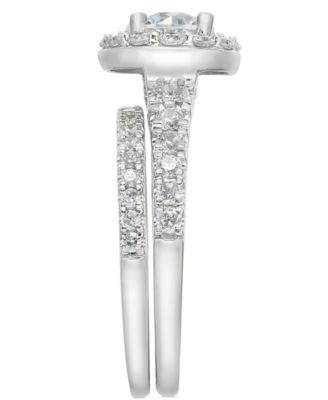 Diamond Halo Bridal Set (2 ct. t.w.) in 14k White or Yellow Gold