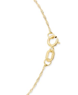 Cultured Freshwater Pearl (8mm) & Diamond (1/8 ct. t.w.) 18" Pendant Necklace in 14k Yellow Gold or White Gold