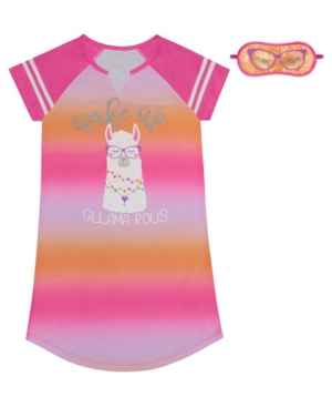 Big Girl Ombre Sleepshirt with Mask