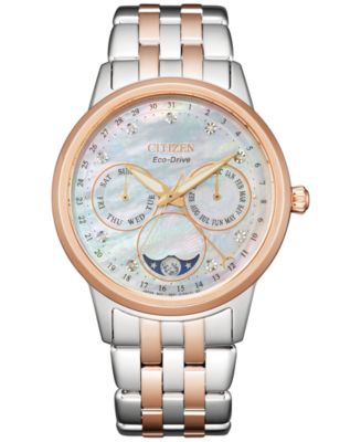 NWT Citizen Calendrier Chronograph Diamond Eco-Drive Ladies Watch Citizen Calendrier Eco-Drive Chronograph Diamond Ladies  main image 4