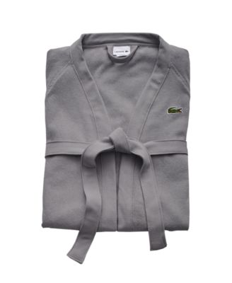 Logo Patch 100% Cotton Pique Bath Robe