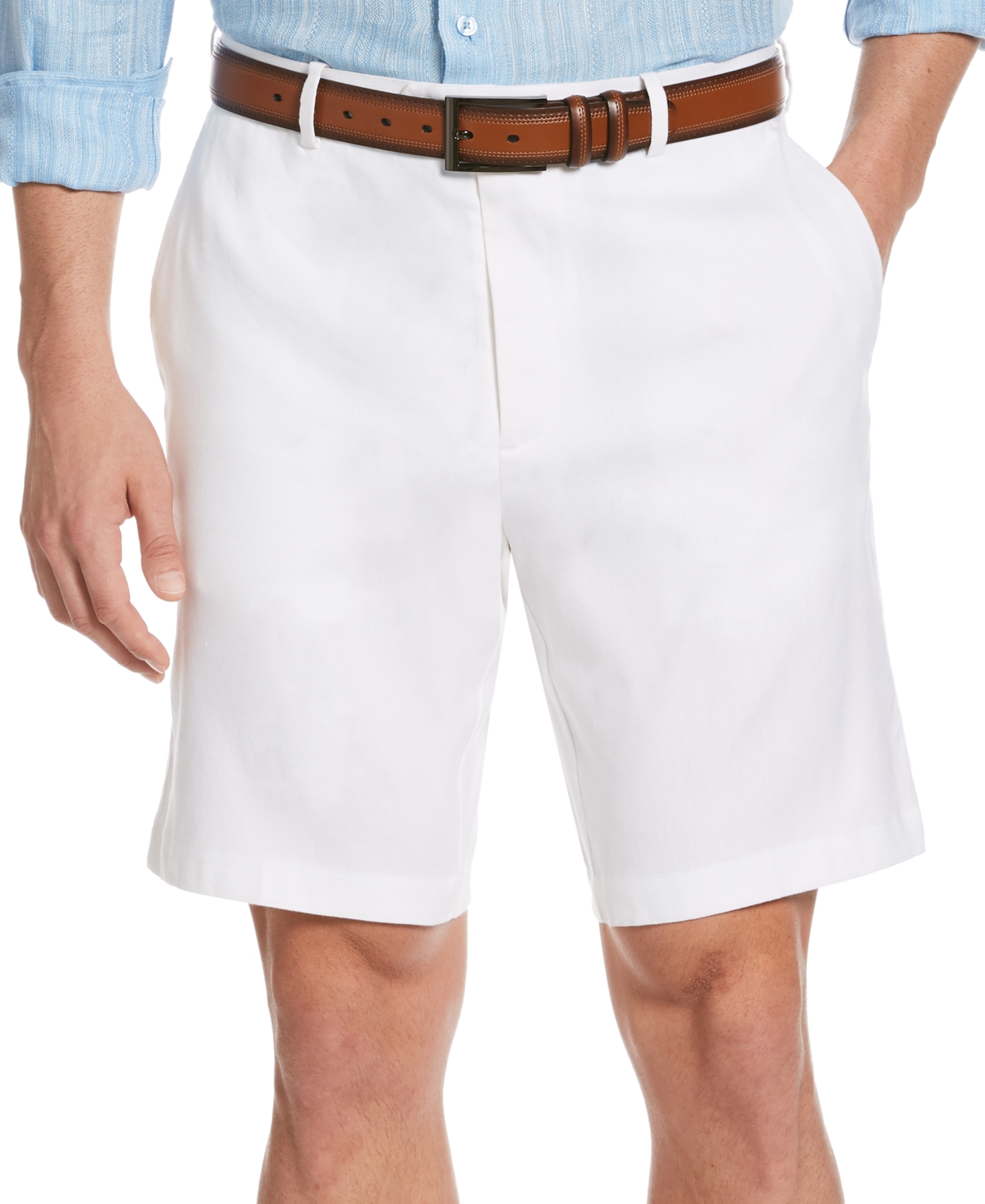 Cubavera Men's Flat Front 9" Shorts