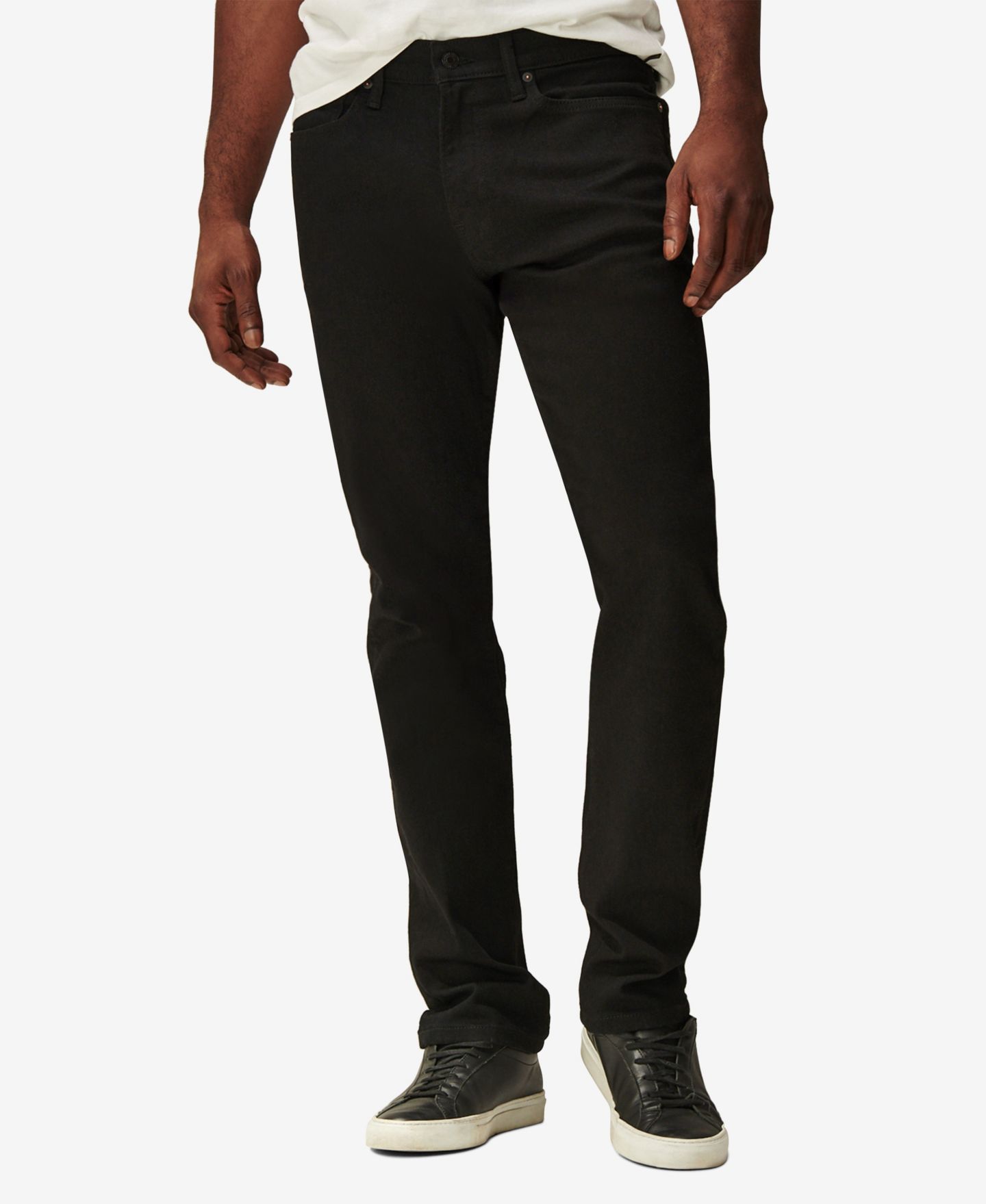 Мужские джинсы Lucky Brand 410 Athletic Straight Stretch, цвет: Чёрный — фото 1