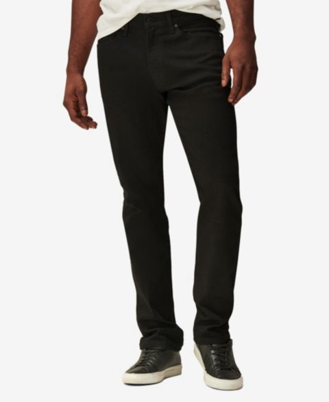Мужские джинсы Lucky Brand 410 Athletic Straight Stretch, цвет: Чёрный