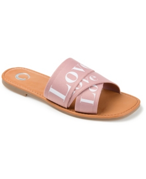 JOURNEE COLLECTION WOMEN'S FOAM IVANTE SLIDES