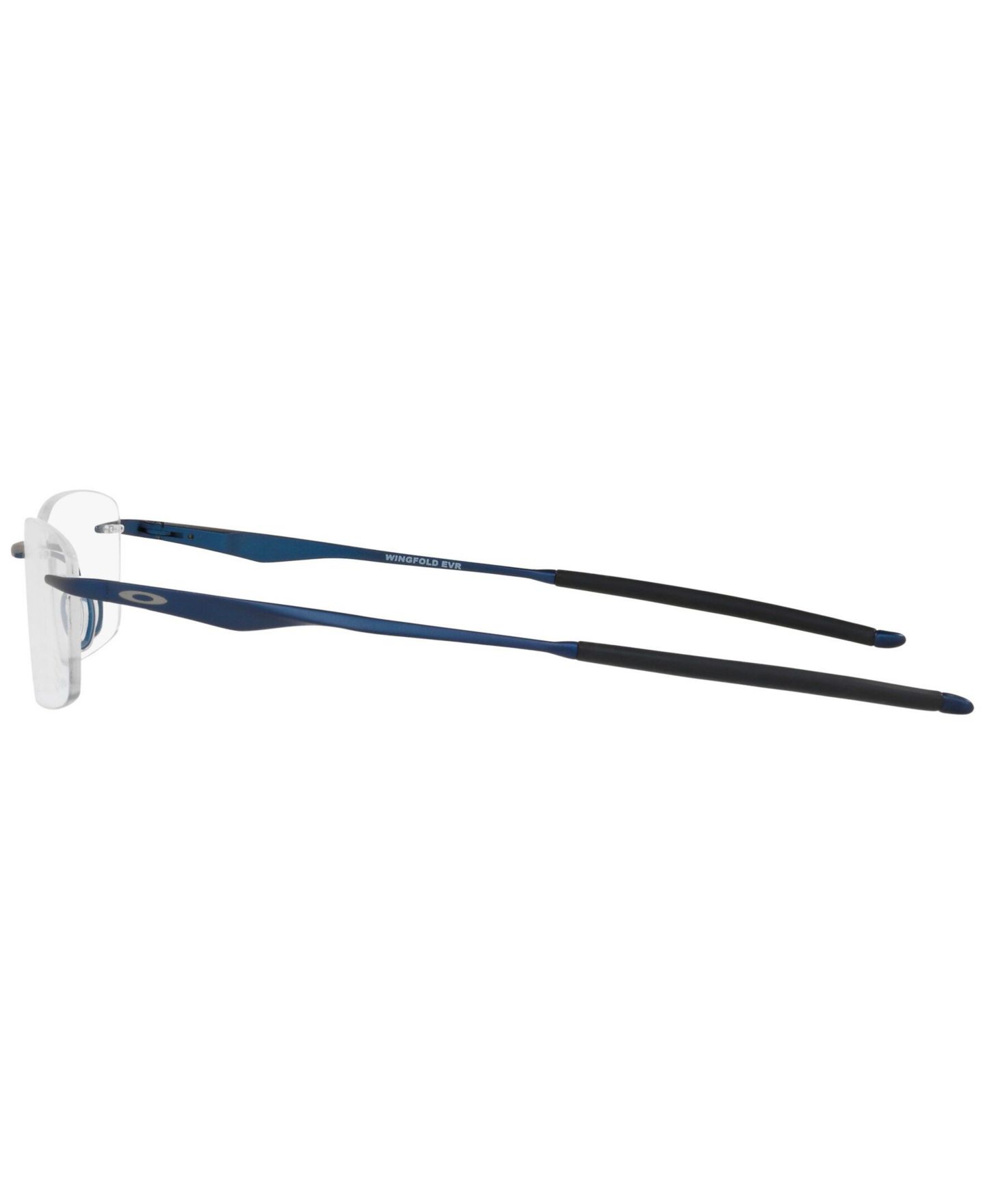 Мужские очки Oakley Man Rectangle Titanium OX5118 Wingfoldâ„¢ EVR Eyeglasses, цвет: Тёмный синий — фото 2