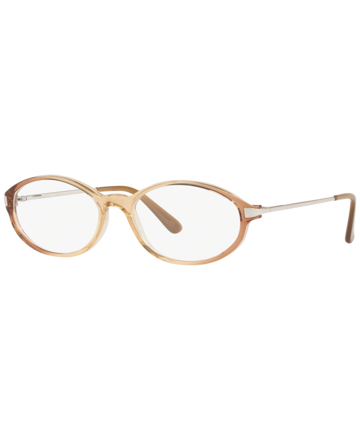 SF1574 Women's Oval Eyeglasses - Grad Brown