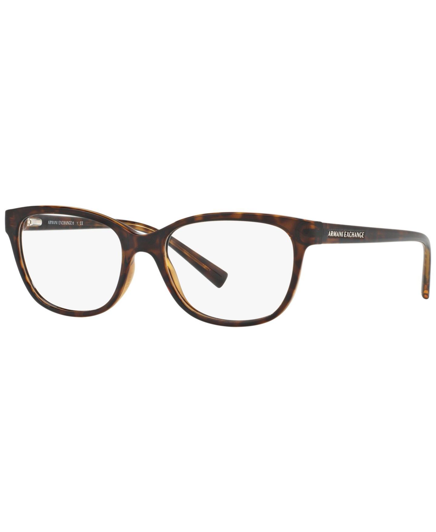Женские очки A|X Armani Exchange Woman Cat Eye Plastic AX3037 Eyeglasses, цвет: Блестящий — фото 1