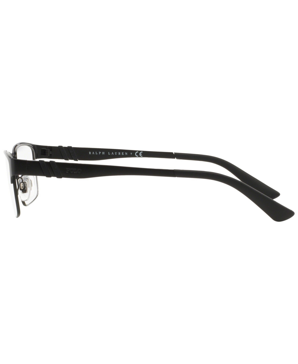 Polo Ralph Lauren Ph1147 Men's Rectangle Eyeglasses In Matte Blac
