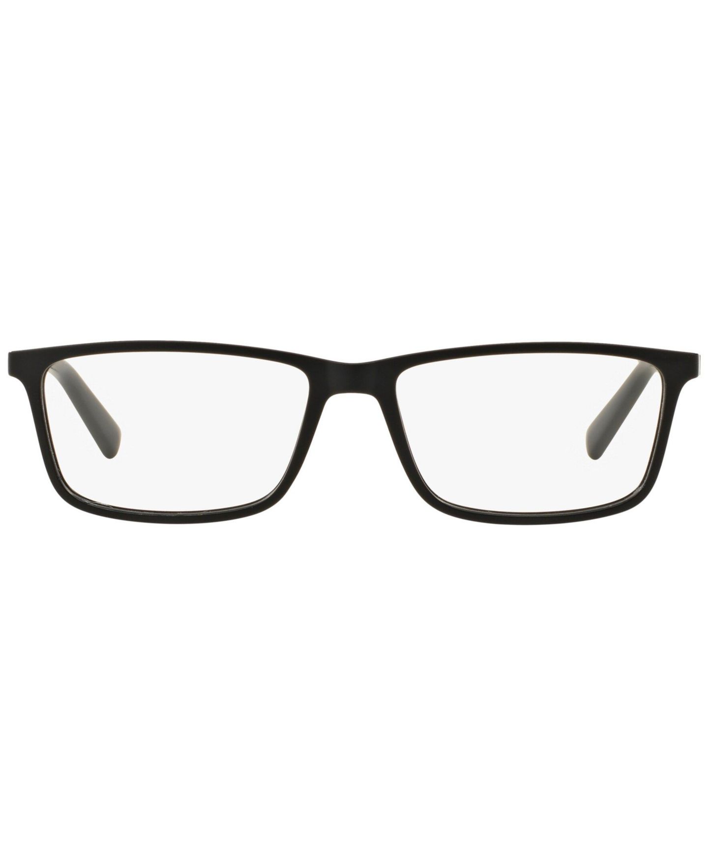 Мужские очки A|X Armani Exchange Armani Exchange Man Rectangle Plastic AX3027 Eyeglasses, цвет: Матовый чёрный — фото 3