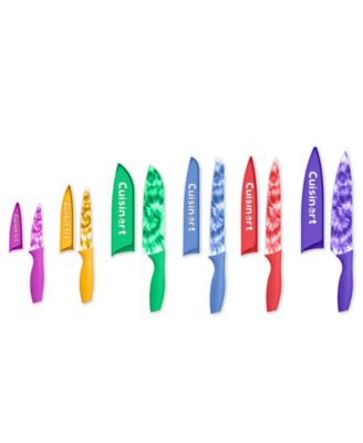 Cuisinart - 12-Pc. Tie-Dye Print Cutlery Set