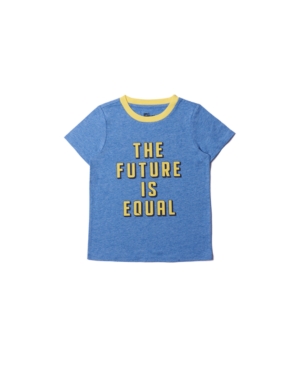 Little Boys Short Sleeve Text Tee