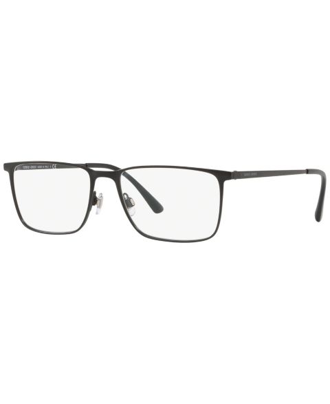 Мужские очки Giorgio Armani Man Rectangle Metal AR5080 Eyeglasses, цвет: Матовый чёрный