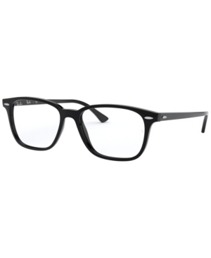 Ray Ban Transparent Square Unisex Eyeglasses Rx7074 5365 50 In Blk