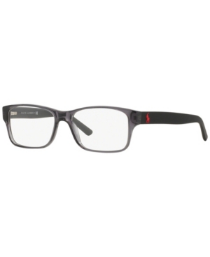 Polo Ralph Lauren Ph2117 Men's Rectangle Eyeglasses In Transparen