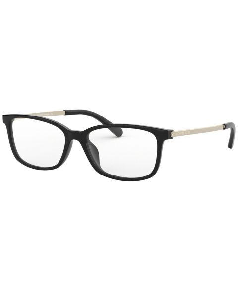 Женские очки Michael Kors Woman Rectangle Plastic MK4060U Telluride Eyeglasses, цвет: Чёрный