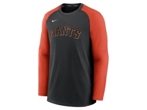 Nike Men's San Francisco Giants Authentic Collection Pre-Game Crew Sweatshirt