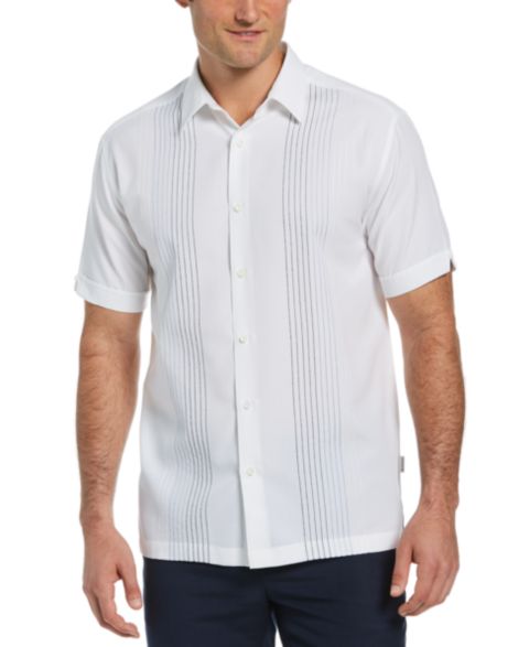 Мужская рубашка Cubavera Ombre Stripe, цвет: Яркий