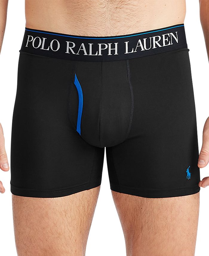 Polo Ralph Lauren Men's 4D Flex Cool Boxer Briefs 3-Pack & Reviews ...