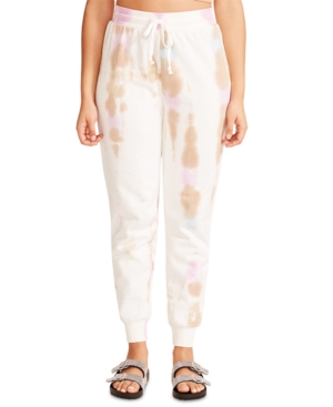 Madden Girl Juniors' Tie-Dye Jogger Pants