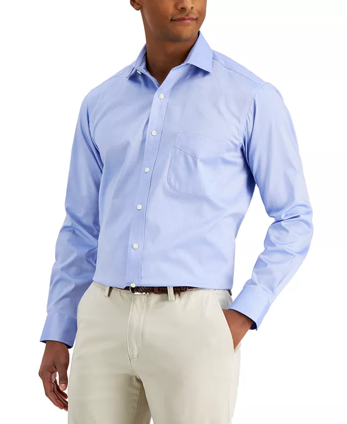 Men's Regular Fit Pinpoint Dress Shirt - thumbnail 9