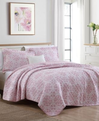 laura ashley pink quilt