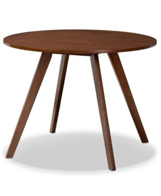 Rika Mid-Century Modern Transitional Fabric Upholstered 5 Piece Dining Set