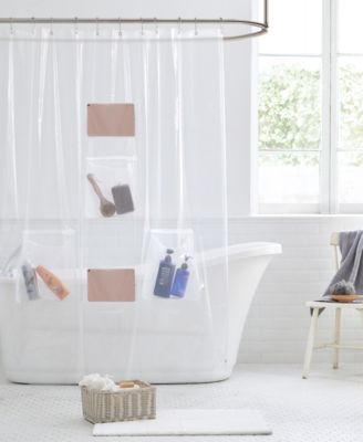 Clorox Five Pocket 72 X Shower, Shower Curtain With Pockets