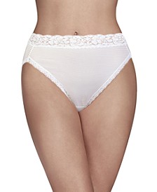 Women's Flattering Lace Hi-Cut Panty Underwear 13280, extended sizes available
