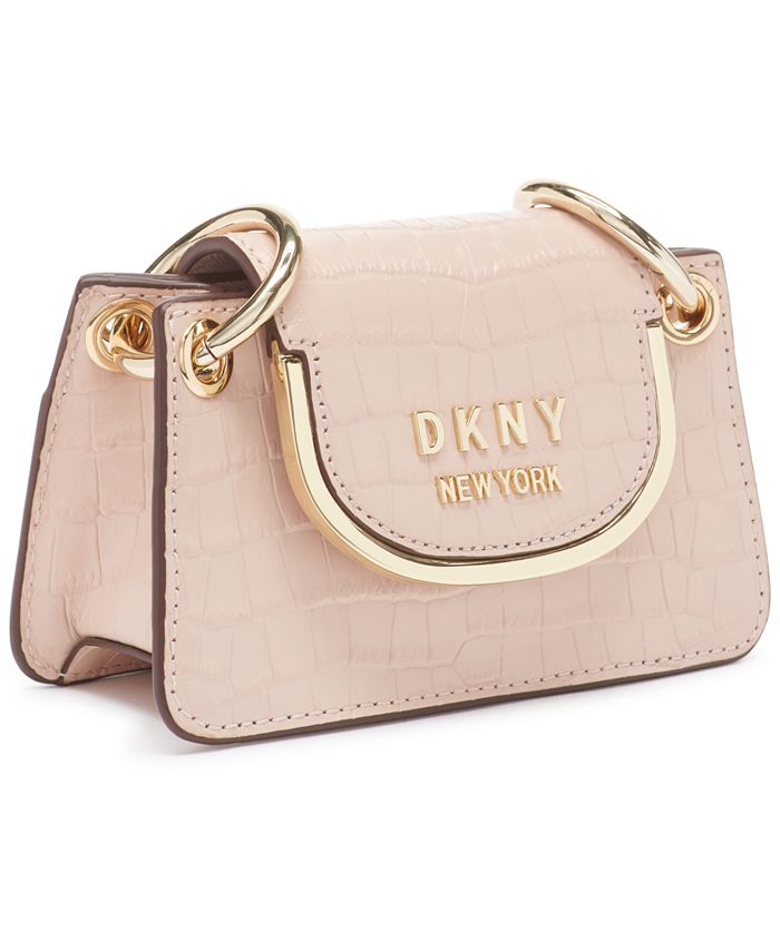 DKNY Faith Micro Mini Leather Crossbody & Reviews Handbags