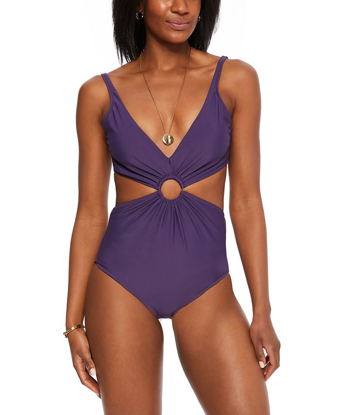 Bar Iii Ring Monokini One Piece Swimsuit Created For Macy S Reviews Swimsuits Cover Ups Women Macy S