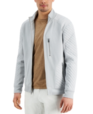Inc Men's Quilted Rib Knit Jacket Created for Macy's