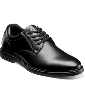Shop Nunn Bush Men's Wade Plain Toe Slip Resistant Oxford In Black
