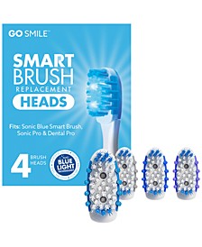 Smart Brush Dental Pro Replacement Brush Heads, Set of 4