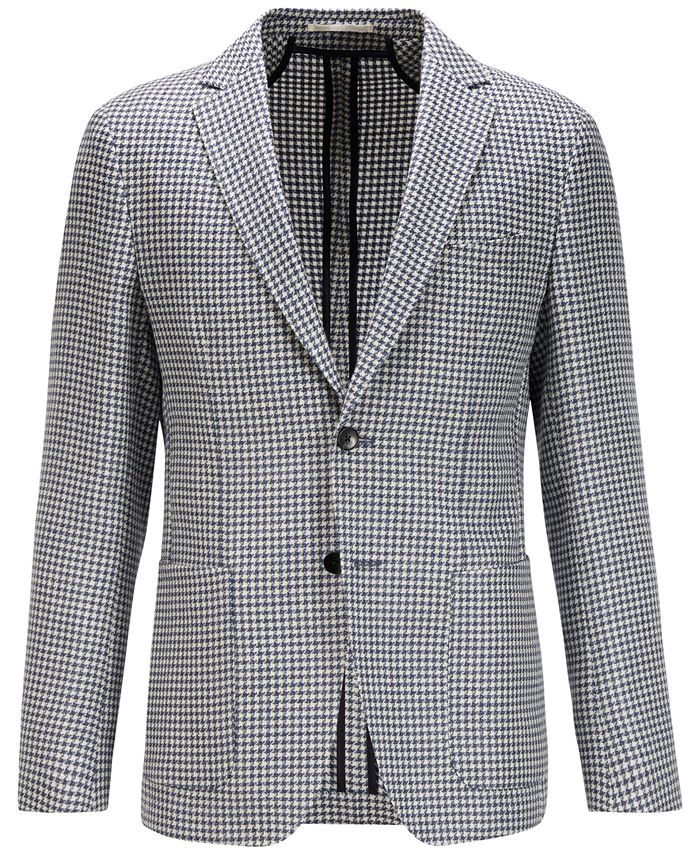 Hugo Boss Men's SlimFit Jacket Houndstooth Macy's