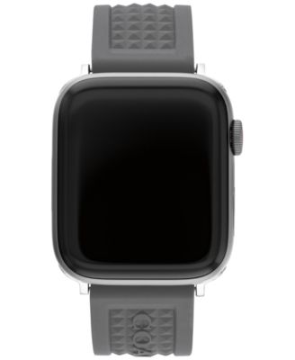 COACH - Gray Rubber 42/44mm Apple Watch&reg; Band