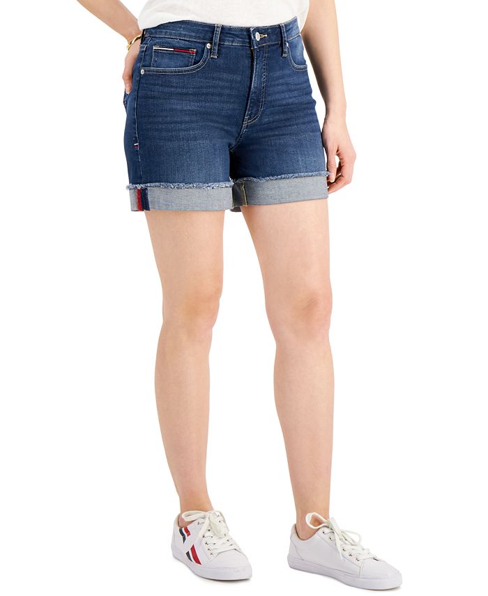regeling Cordelia naam Tommy Jeans 5” Cuffed Denim Shorts - Macy's