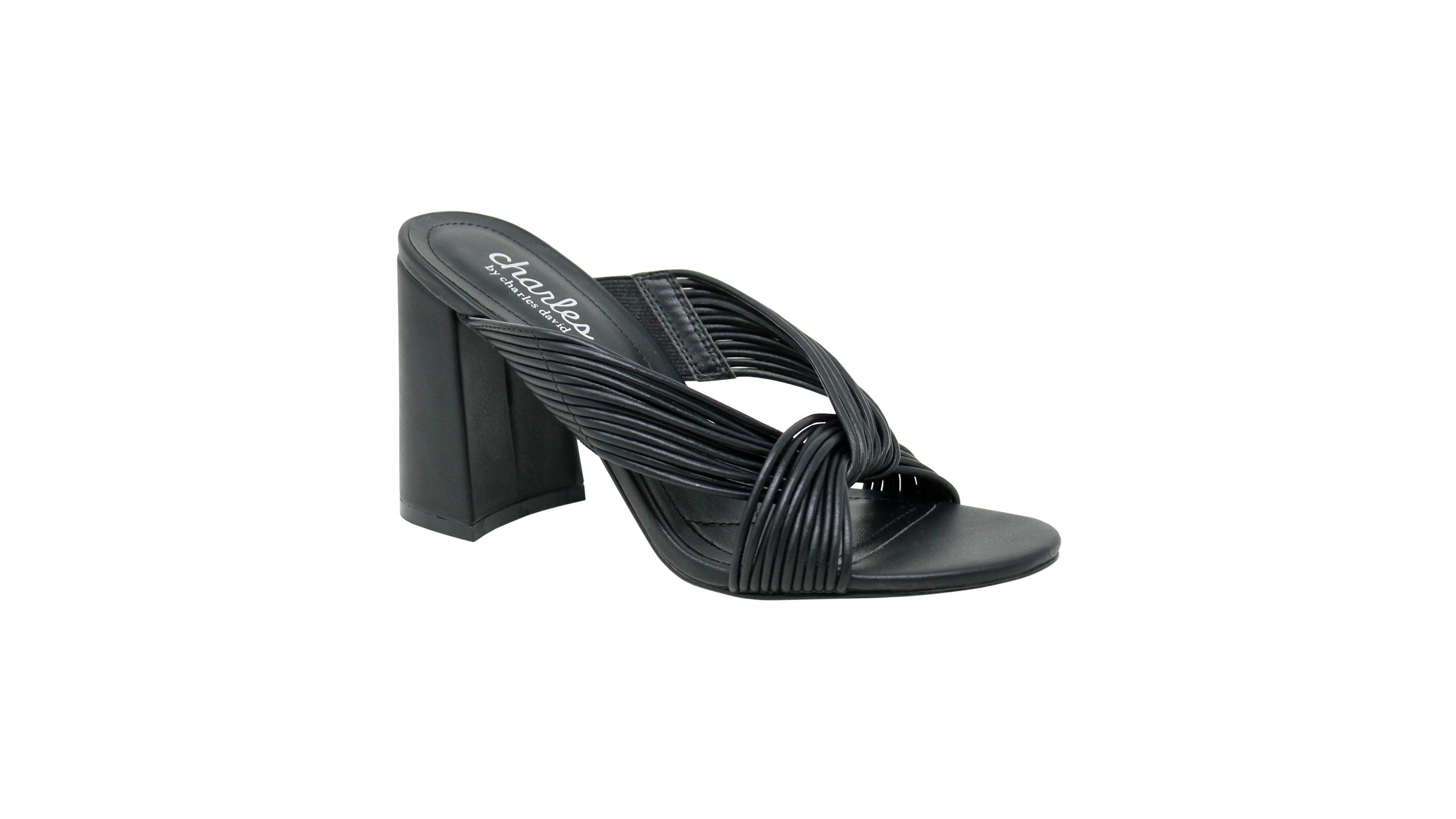 Charles by David Razzle Chunky-Heel Strappy Sandals