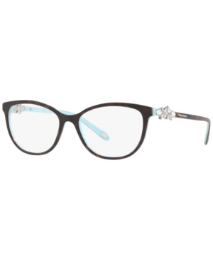 Tiffany & Co Tf2144hb Women's Cat Eye Eyeglasses In Havna Blue