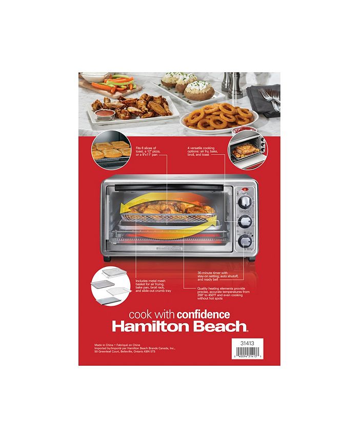 Hamilton Beach SureCrisp™ Air Fryer Toaster Oven, 6 Slice Capacity
