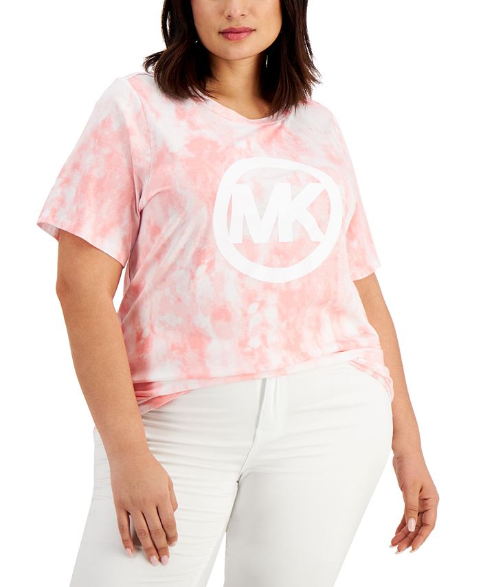 Michael Kors Plus Size TieDyed Logo TShirt Macy's