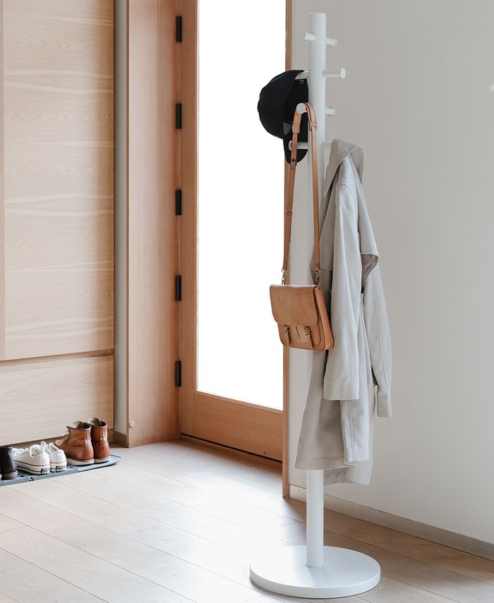 Umbra Pillar Rubberwood Coat Rack Macy's
